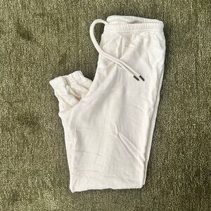 THE GREAT. Cream Jogger Pants